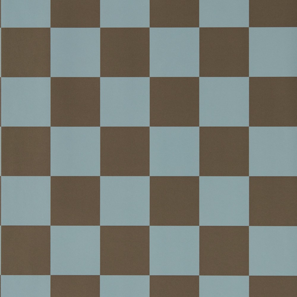 Blenets Check Wallpaper 113168 by Harlequin x Henry Holland in Atlantic Chocolate